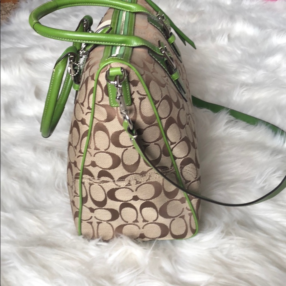 NWOT Beautiful Animal Striped Coach Bag - Picture 3 of 8